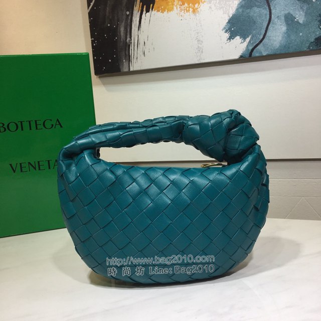 Bottega veneta高端女包 98080 寶緹嘉小號羊皮手工編織女包 BV爆款jodie新版本2代編織打結圓形hobo包  gxz1140